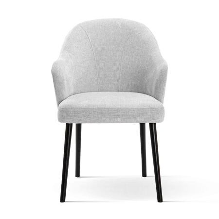 Krzesło Lea tapicerowane polskiej produkcji - widok frontalny ewoodland.pl