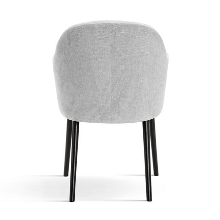 Krzesło Lea tapicerowane polskiej produkcji - widok z tyłu ewoodland.pl