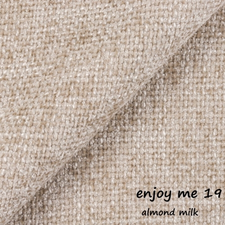 Zbliżenie na tkaninę strukturalną Enjoy Me w kolorze 19 – subtelny odcień, pasujący do nowoczesnych wnętrz ewoodland.pl