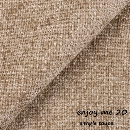 Zbliżenie na tkaninę strukturalną Enjoy Me w kolorze 20 – subtelny odcień, pasujący do nowoczesnych wnętrz ewoodland.pl