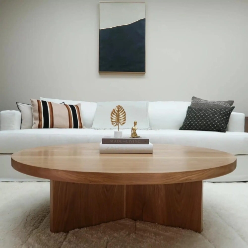 Przejdź do produktu Stolik kawowy VERONA dębowy 60 cm