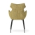 Krzesło tapicerowane BUTARO kolor musztardowy