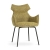 Krzesło tapicerowane BUTARO kolor musztardowy