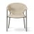 Krzesło tapicerowane NOTI kolor beżowy