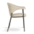 Krzesło tapicerowane NOTI kolor beżowy