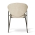 Krzesło tapicerowane NOTI kolor beżowy