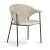 Krzesło tapicerowane NOTI kolor beżowy