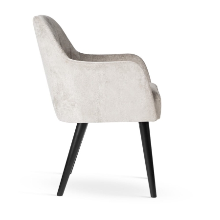 Krzesło tapicerowane beżowe Tulip Supreme (5) ewoodland.pl