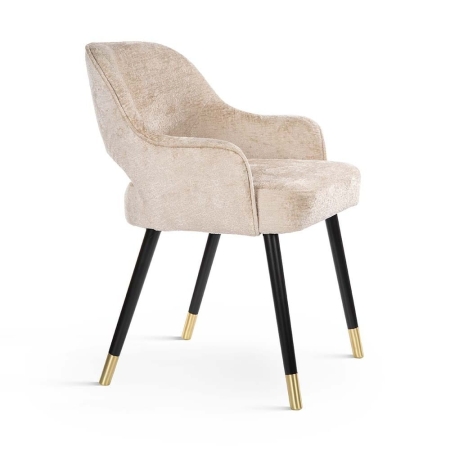 Krzesło tapicerowane na zamóienie Mercy PLUS kolor beżowy (6) ewoodland.pl