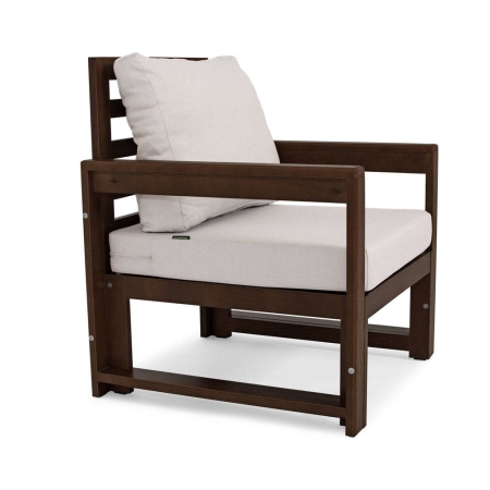 Fotel ogrodowy Malta brąz-szary