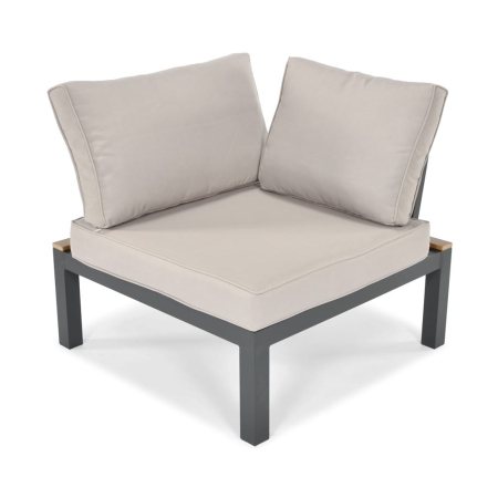 Narożnik ogrodowy aluminiowy ze stolikiem i poduchami BALI ewoodland.pl Gdańsk