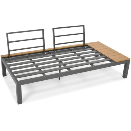 Narożnik ogrodowy aluminiowy ze stolikiem i poduchami BALI ewoodland.pl Gdańsk