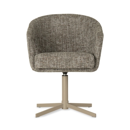 Krzesło obrotowe tapicerowane LARDOS technologia POCKED SPRING - widok z przodu ewoodland.pl