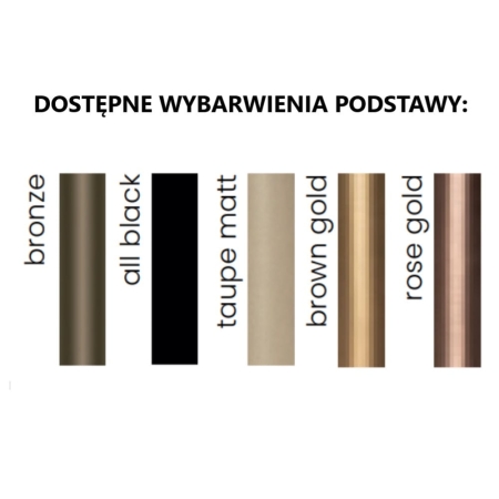 DOSTĘPNE WYBARWIENIE NOGI CROSS -  widok 5 kolorów ewoodland.pl