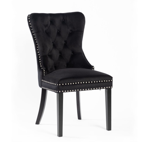 Przejdź do produktu Krzesło tapicerowane PRINCE K9-FX kolor czarny