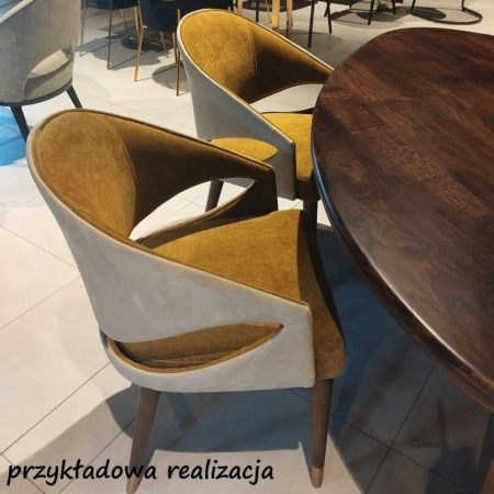 Krzesło tapicerowane Venlo aranżacja ewoodland.pl