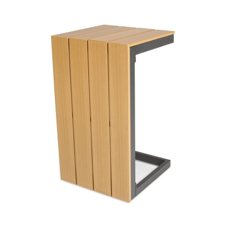 Elegancki stolik ogrodowy z zestawu KAMELEON, nowoczesny design i wysoka jakość wykonania.