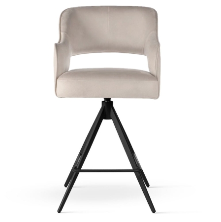 Hoker tapicerowany MERCY SUPREME TWIST - widok z przodu ewoodland.pl