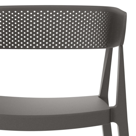 krzeslo-ogrodowe-sardo7-azurowe-oparcie-polipropylen-czarne widok detal nr 2