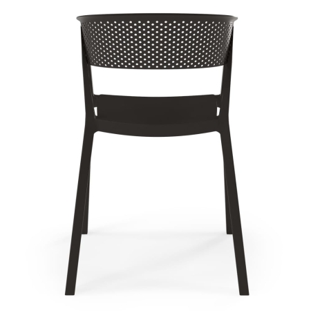 krzeslo-ogrodowe-sardo8-azurowe-oparcie-polipropylen-czarne widok tył