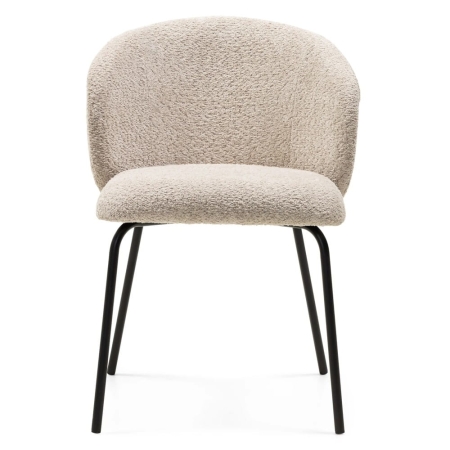 krzeslo-boucle-larisa-bezowe-czarne-nogi-front-ewoodland