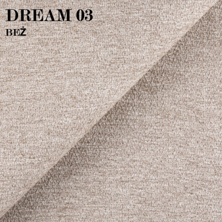 Zbliżenie na kolor tkaniny Dream 03 – Naturalny odcień tkaniny Dream w detalicznym ujęciu ewoodland.pl