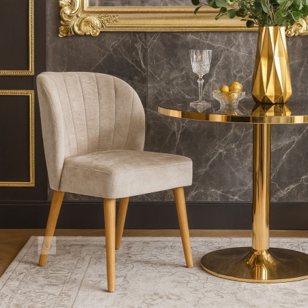 Krzesło SHELLY SUPREME widok stylowego salonu ewoodland.pl