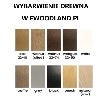 Wybarwienie drewna - widok 10 kolorów do wyboru ewoodland.pl