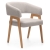 Krzesło KOBE tapicerowane boucle Loop 6 – profil – ewoodland.pl