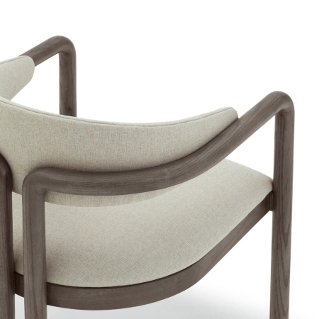 Dębowa konstrukcja krzesła PALENA – kolor espresso – ewoodland.pl