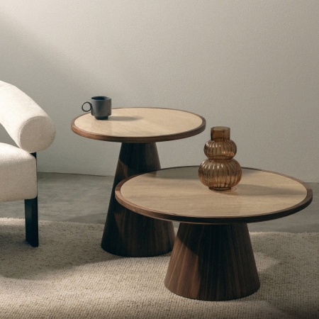 Stolik KYOTO w aranżacji salonu – elegancja i naturalne materiały ewoodland.pl