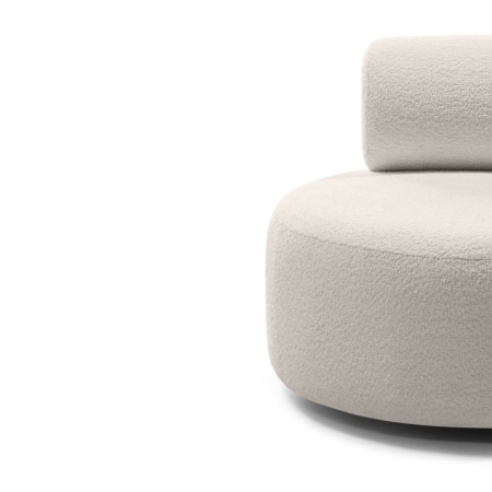 Detal miękkiego siedziska fotela MOSO ewoodland.pl