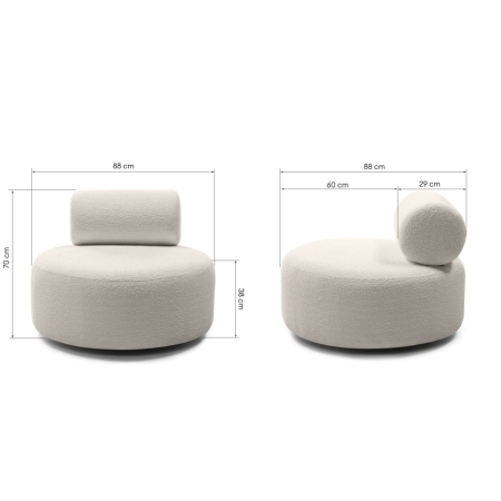 Wymiary fotela MOSO z oparciem cylindrycznym ewoodland.pl