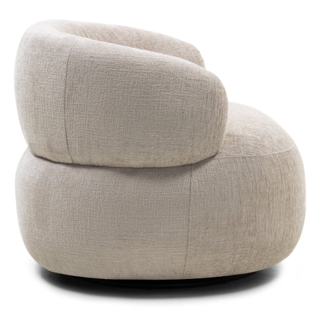 Profil fotela RUMBLE – jasnobeżowa tkanina i nowoczesna forma ewoodland.pl