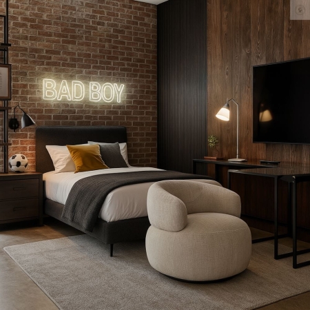 Fotel RUMBLE jasnobeżowy w luksusowej aranżacji salonu lub lobby ewoodland.pl