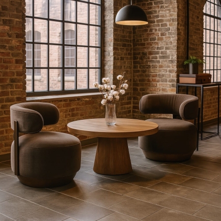 Fotel DOLCE w nowoczesnym wnętrzu w stylu loft – ewoodland.pl
