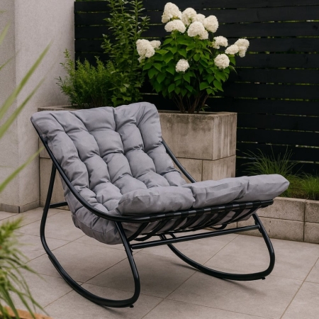 Fotel bujany RELAXO - aranżacja zewnętrzna dla ewoodland.pl