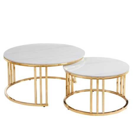 Komplet stolików Glamour AURELIA DUO, ewoodland.pl