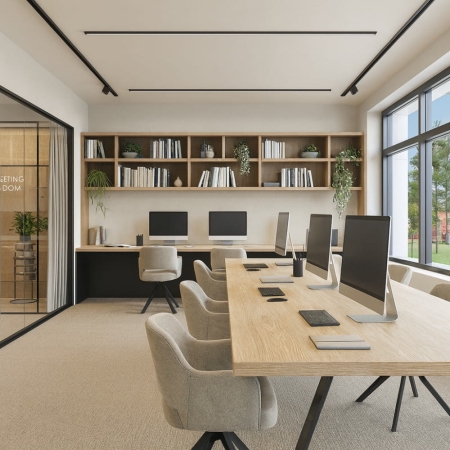 MERCY SUPREME SWIVEL w aranżacji biura – elegancja melanżu – ewoodland.pl