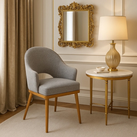 Krzesło GODA PRO w aranżacji salonu – elegancja i nowoczesność – ewoodland.pl