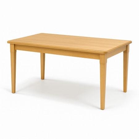 Stół rozkładany CLASSIC OAK dąb naturalny - widok frontalny ewoodland.pl
