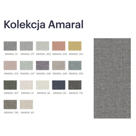 Tkanina AMARAL - widok próbek dostępnych kolorów ewoodland.pl