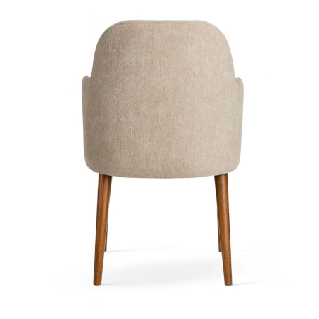 Krzesło TULIP SUPREME – tkanina AMARAL Aquaclean, widok z tyłu – ewoodland.pl