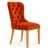 Eleganckie krzesło MADAME, zdobione, tkanina bluvel 4215, bukowe nogi