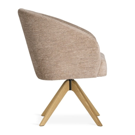 krzesło obrotowe SENI SUPREME WOOD bok – ewoodland.pl