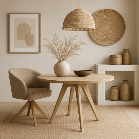 krzesło obrotowe SENI SUPREME WOOD w aranżacji – ewoodland.pl