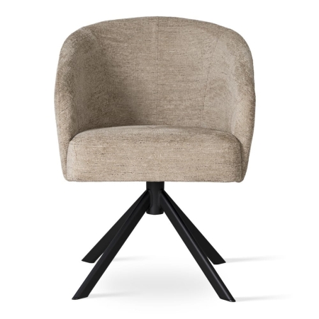 Zdjęcie frontu: krzesło obrotowe SENI SUPREME na metalowej podstawie, ujęcie frontowe – ewoodland.pl