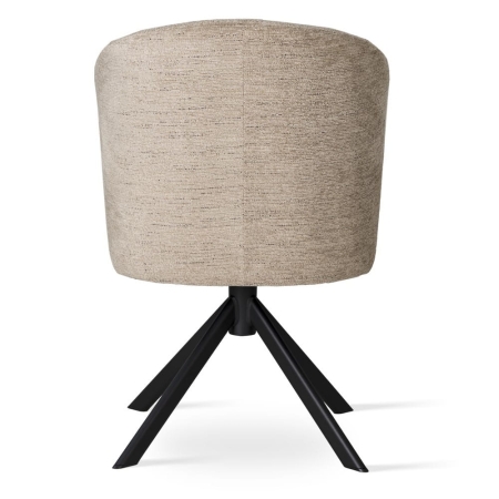 Zdjęcie tyłu: krzesło obrotowe SENI SUPREME na metalowej podstawie, widok od tyłu – ewoodland.pl