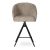 hoker tapicerowany SENI SUPREME TWIST M na metalowej podstawie, widok frontalny – ewoodland.pl