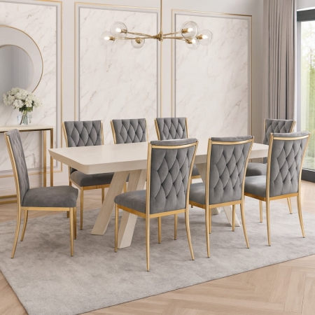 Stół MILANO OAK - w ranżacji nowoczesnej jadalni ewoodland.pl